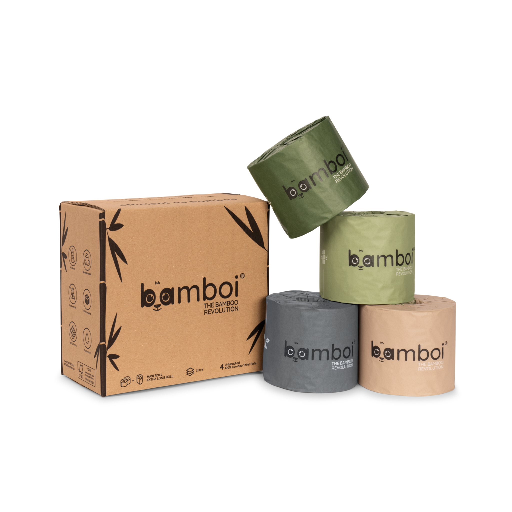 100% Bamboo Toilet Paper