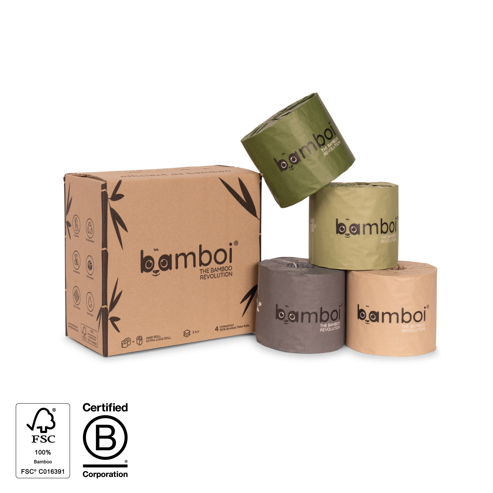 100% Bamboo Toilet Paper