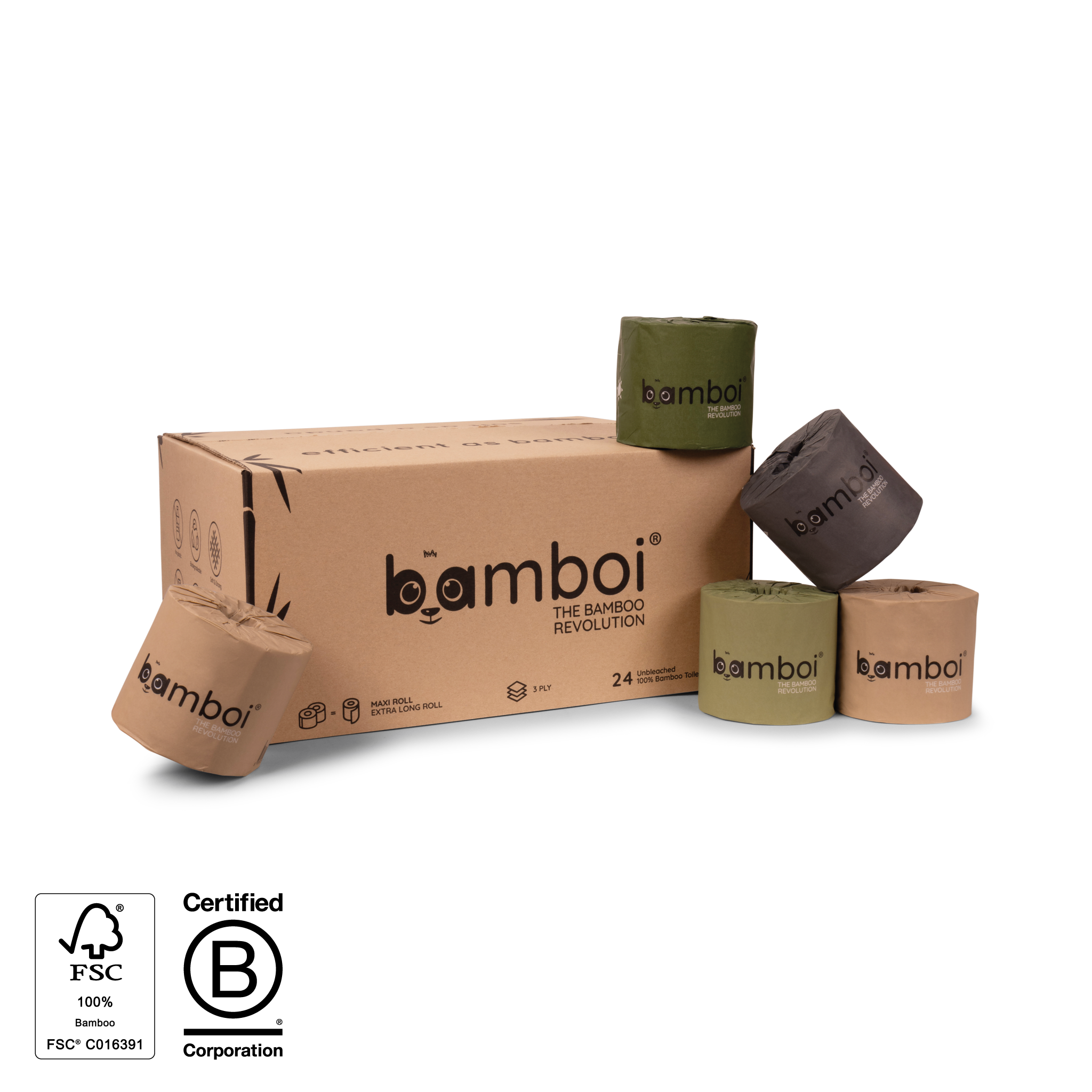 100% Bamboo Toilet Paper