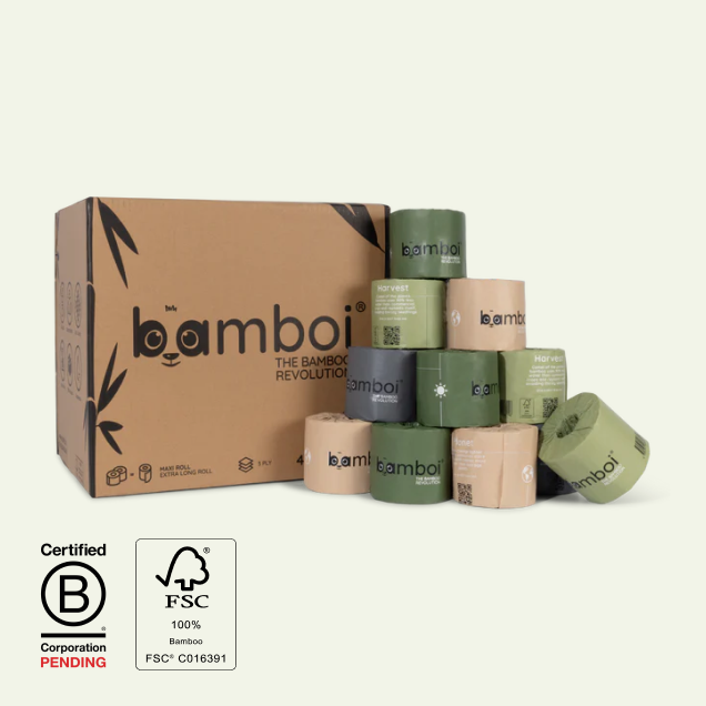 Bamboi® 100% Bamboo Toilet Paper 48 Rolls